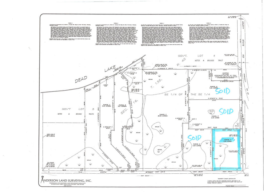 Parcel F 370th St. Richville, MN 56576